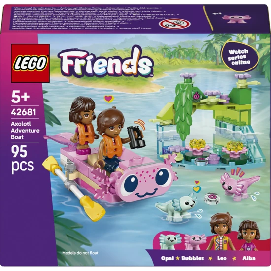 LEGO Friends 42681 Abenteuerboot mit Axolotls
