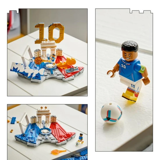 LEGO Editions 43013 Kylian Mbappé Fußball Sternstunden