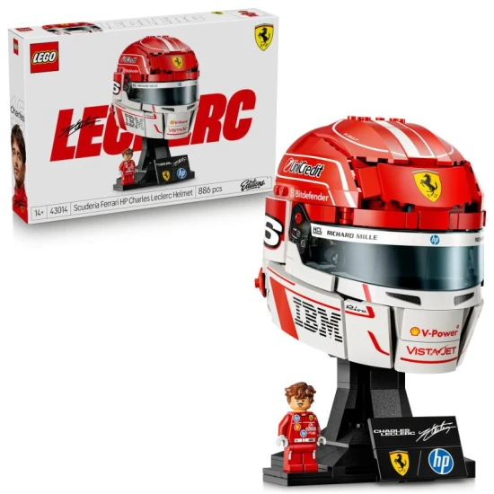 LEGO Editions 43014 Helm von Charles Leclerc aus dem Scuderia Ferrari HP