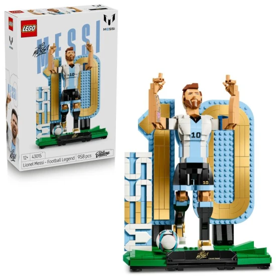 LEGO Editions 43015 Lionel Messi Fußballlegende