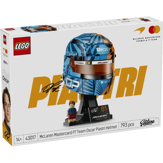 LEGO® Editions 43017 Helm von Oscar Piastri vom McLaren Mastercard F1® Team LEGO® Editions 43017 Helm von Oscar Piastri vom McLaren Mastercard F1® Team