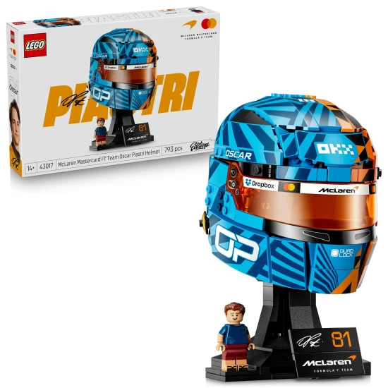 LEGO® Editions 43017 Helm von Oscar Piastri vom McLaren Mastercard F1® Team LEGO® Editions 43017 Helm von Oscar Piastri vom McLaren Mastercard F1® Team