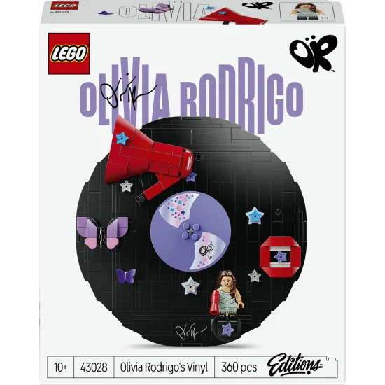 LEGO Editions 43028 Olivia Rodrigo Schallplatte LEGO Editions 43028 Olivia Rodrigo Schallplatte