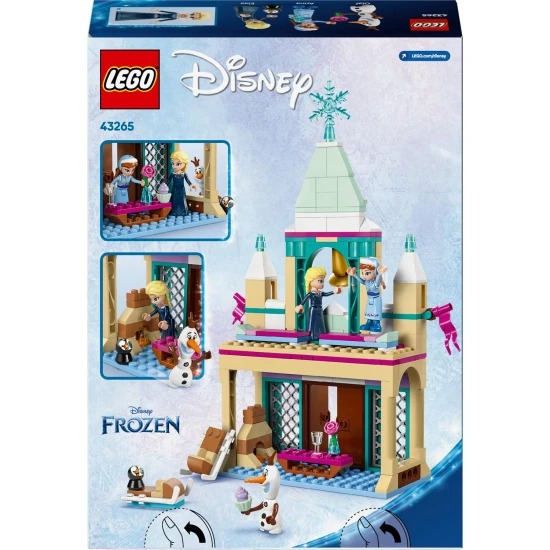 LEGO® Disney Frozen Bausatz – ein magisches Schloss mit Figuren und Schlitten für kreative Kinderunterhaltung.