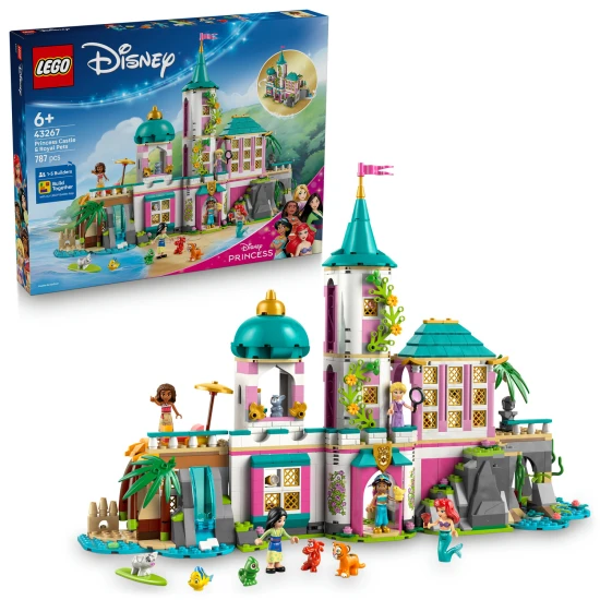 lego disney 43267 schloss prinzessinnen haustiere