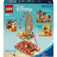 LEGO® Disney Vaiana – Bausatz Kanu mit Segel und 3 Figuren für Kreativität und Abenteuer auf See