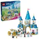 LEGO® Disney Cinderellas Schloss und Kutsche – ein zauberhaftes Bauset mit Figuren und Tieren für kreatives Spielen für Kinder.