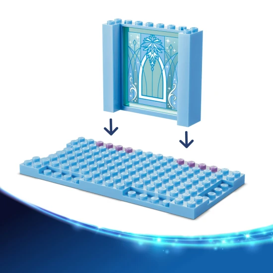 LEGO Disney 43281 Elsas Eispalast und Schneespaziergang