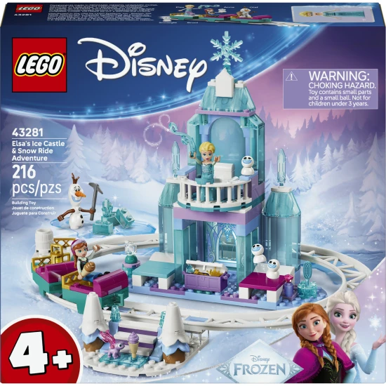 LEGO Disney 43281 Elsas Eispalast und Schneespaziergang