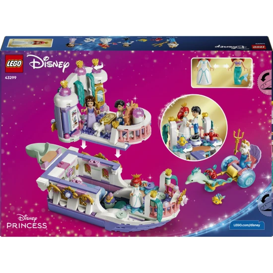 LEGO Disney 43299 Ariels königliches Hochzeitsschiff