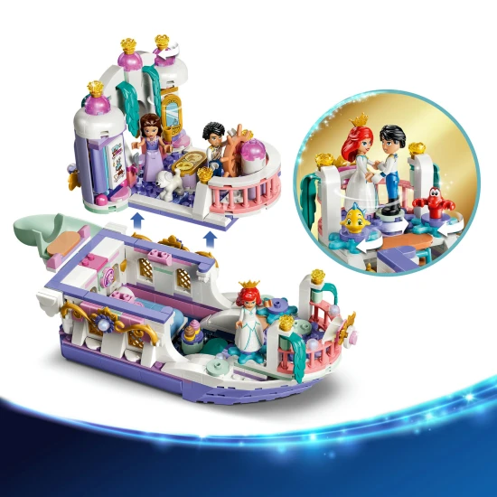 LEGO Disney 43299 Ariels königliches Hochzeitsschiff