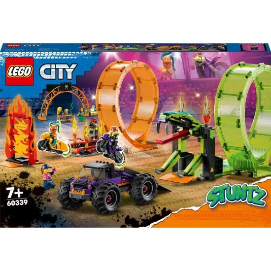 Erleben Sie den Adrenalinrausch mit dem LEGO City Stunt Double Loop!