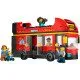 Ein toller LEGO® Doppeldecker-Sightseeingbus mit bequemen Sitzen auf beiden Etagen, aufwendigen Details und diversem Spielzubehör wie Mikrofon, Telefon und Kamera.