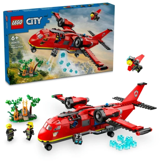LEGO City Flugzeug 60413 – Triff das Feuer von oben!