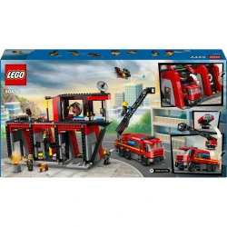 LEGO CITY 60414 Feuerwache mit Feuerwehrauto