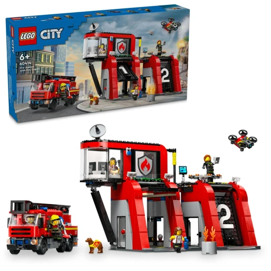 LEGO City Feuerwache – Action, Drohne und Rettung in einem Set!