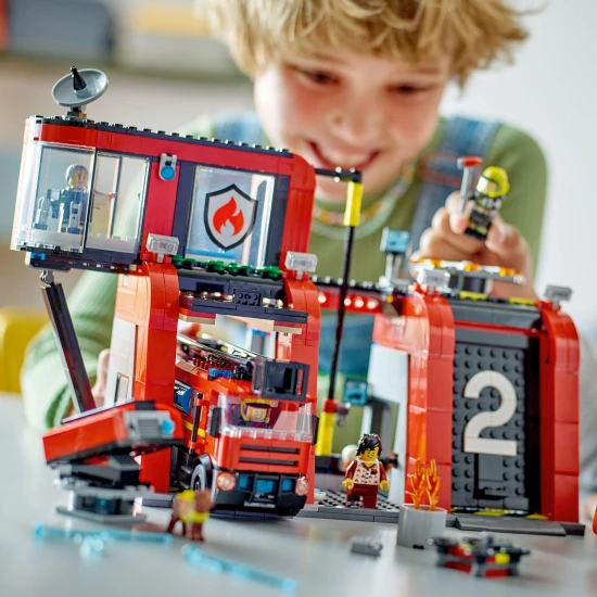 LEGO City Feuerwache – Action, Drohne und Rettung in einem Set!