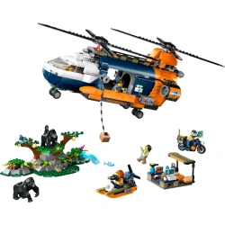 LEGO CITY 60437 Basislager Dschungel-Erkundungshubschrauber