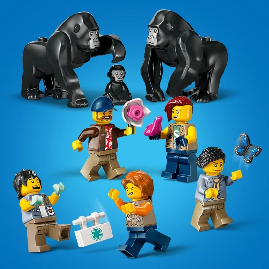 LEGO CITY Dschungel-Erkundungshubschrauber – Basislager-Abenteuer