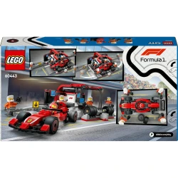 LEGO City 60443 F1® Stop and Pit Crew mit Ferrari-Auto