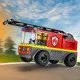 LEGO CITY Feuerwehrauto mit Leiter, bereit zum Einsatz bei einem Brand