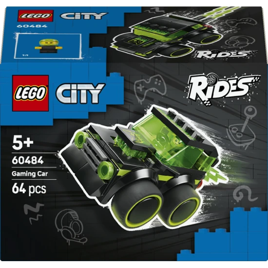 LEGO City 60484 Autos: Spiel-Rennwagen