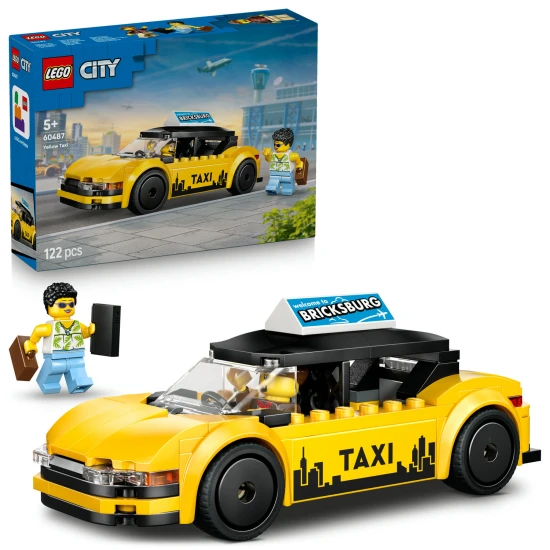 LEGO CITY 60487 Gelbes Taxi