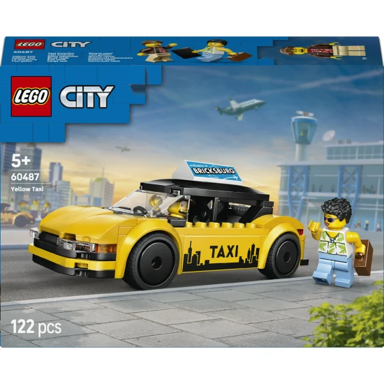 LEGO CITY 60487 Gelbes Taxi
