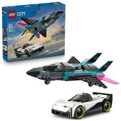 LEGO City 60489 Kampfjet gegen Auto