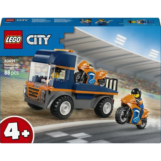 LEGO City 60491 Motorrad-Transporter-LKW LEGO City 60491 Motorrad-Transporter-LKW