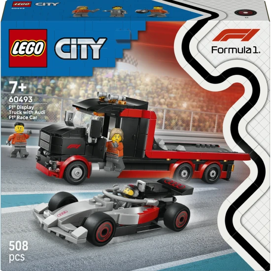 LEGO City 60493 F1®-Ausstellungs-LKW mit Audi F1®-Rennwagen LEGO City 60493 F1®-Ausstellungs-LKW mit Audi F1®-Rennwagen