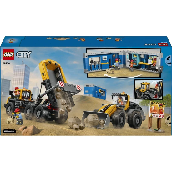 LEGO City 60494 Kipplaster und Frontlader