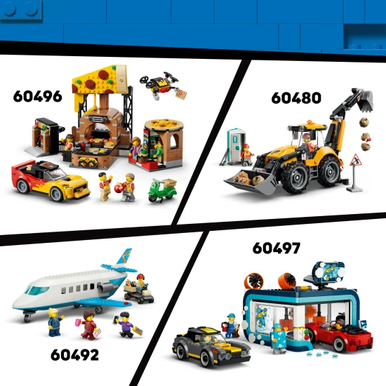 LEGO City 60494 Kipplaster und Frontlader