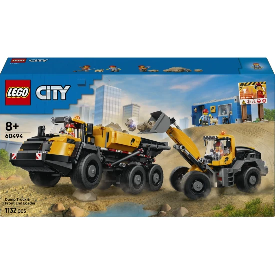 LEGO City 60494 Kipplaster und Frontlader