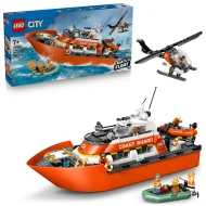 LEGO City 60504 Küstenwache-Rettungsboot und Hubschrauber