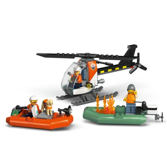 LEGO City 60504 Küstenwache-Rettungsboot und Hubschrauber