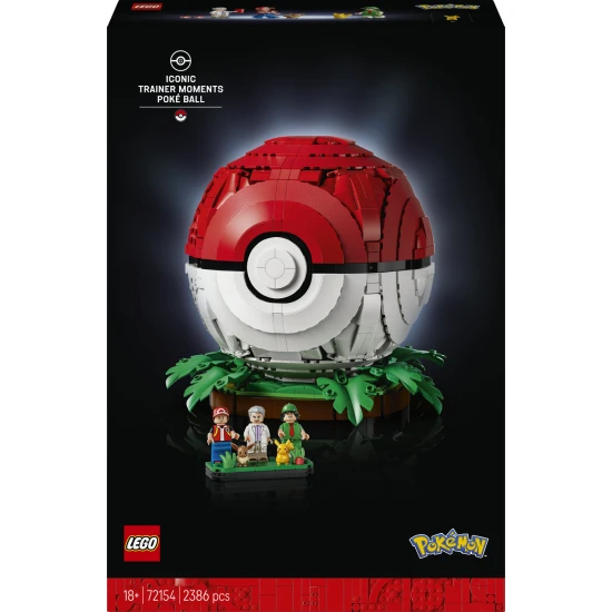 LEGO Pokémon 72154 Poké Ball mit ikonischen Trainer-Momenten LEGO Pokémon 72154 Poké Ball mit ikonischen Trainer-Momenten 2272154