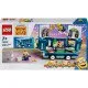LEGO Me the Bad 4 75581 Mimoni und ihr musikalischer Partybus – kreatives Bauset mit einem aufklappbaren Bus, Party-Equipment und 4 Mimoni-Figuren, inklusive Mega Mimoni Gus.