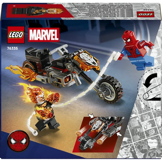 LEGO Marvel 76335 Spider-Man gegen Ghost Riders Motorrad