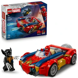 LEGO Marvel 76336 Spider-Man und Auto gegen venomisierten Wolverine