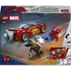 LEGO Marvel 76336 Spider-Man und Auto gegen venomisierten Wolverine