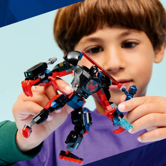 LEGO Marvel 76337 Miles Morales Roboter gegen Spider-Man 2099