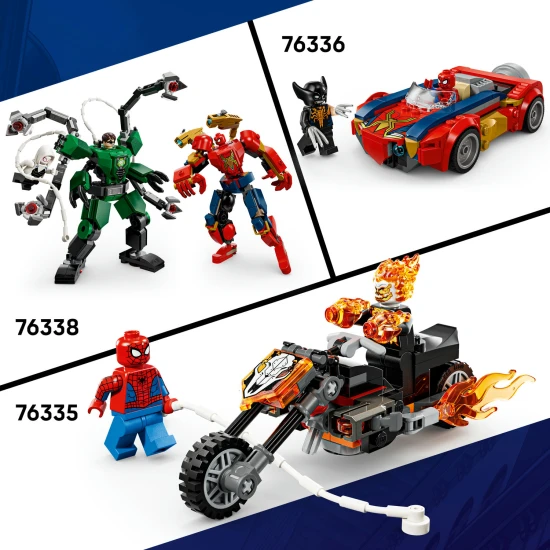 LEGO Marvel 76337 Miles Morales Roboter gegen Spider-Man 2099