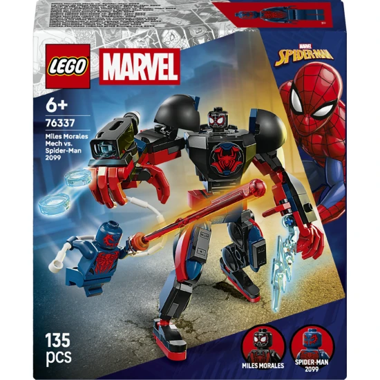 LEGO Marvel 76337 Miles Morales Roboter gegen Spider-Man 2099