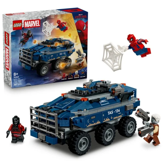 LEGO Marvel 76349 Spider-Man und die Verfolgungsjagd des Gefangenentransporters