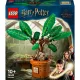 LEGO Harry Potter Mandragora in einem Topf mit beweglichen Blättern und Körper, inspiriert von der Filmreihe.