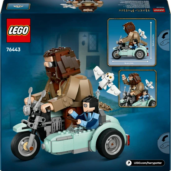 lego harry potter 76443 hagrid und harry auf dem motorrad bauset fuer kinder
