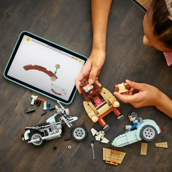 lego harry potter 76443 hagrid und harry auf dem motorrad bauset fuer kinder