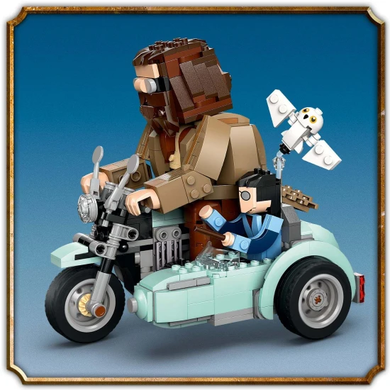 lego harry potter 76443 hagrid und harry auf dem motorrad bauset fuer kinder