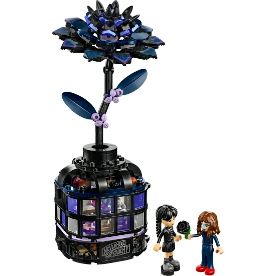LEGO Wednesday 76784 Schwarze Dahlie mit Wednesday Addams und Professorin Thornhill